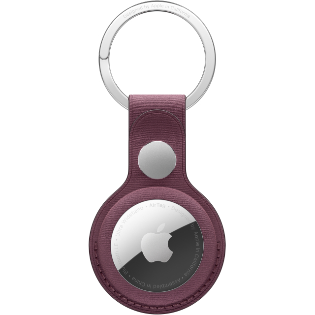 MT2J3ZM/A Apple Airtag FineWoven Key Ring Mulberry MT2J3ZM/A Apple Airtag FineWoven Key Ring Mulberry - Image 1