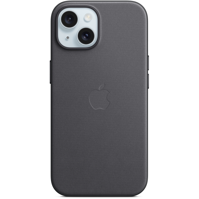 MT393ZM/A Apple FineWoven Case with MagSafe iPhone 15 Black MT393ZM/A Apple FineWoven Case with MagSafe iPhone 15 Black - Image 1