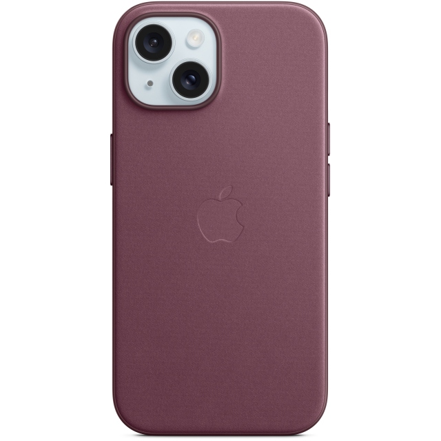 MT3E3ZM/A Apple FineWoven Case with MagSafe iPhone 15 Mulberry MT3E3ZM/A Apple FineWoven Case with MagSafe iPhone 15 Mulberry - Image 1