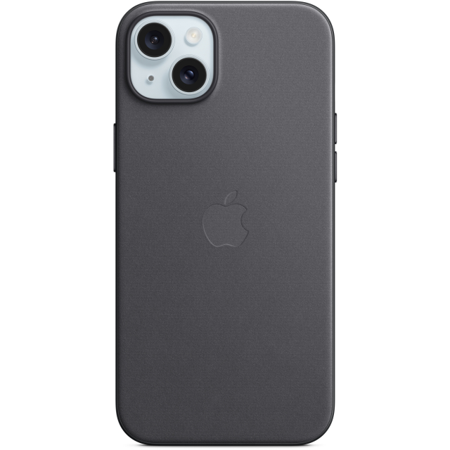 MT423ZM/A Apple FineWoven Case with MagSafe iPhone 15 Plus Black MT423ZM/A Apple FineWoven Case with MagSafe iPhone 15 Plus Black - Image 1