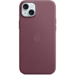 MT4A3ZM/A Apple FineWoven Case with MagSafe iPhone 15 Plus Mulberry