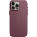 MT4X3ZM/A Apple FineWoven Case with MagSafe iPhone 15 Pro Max Mulberry
