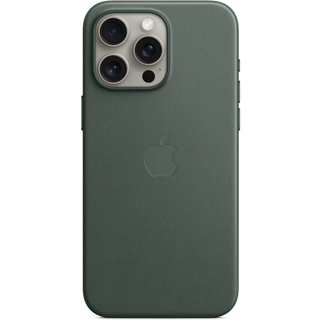 MT503ZM/A Apple FineWoven Case with MagSafe iPhone 15 Pro Max Evergreen MT503ZM/A Apple FineWoven Case with MagSafe iPhone 15 Pro Max Evergreen - Image 1