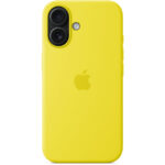 MYY73ZM/A Apple Silicone Case with MagSafe iPhone 16 Starfruit