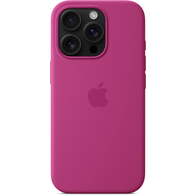 MYYN3ZM/A Apple Silicone Case with MagSafe iPhone 16 Pro Fuchsia MYYN3ZM/A Apple Silicone Case with MagSafe iPhone 16 Pro Fuchsia - Image 1