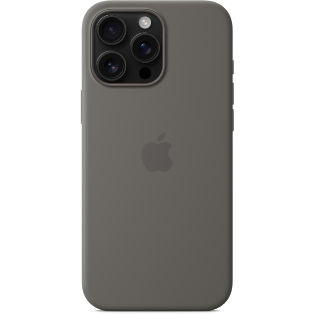 MYYV3ZM/A Apple Silicone Case with MagSafe iPhone 16 Pro Max Stone Grey MYYV3ZM/A Apple Silicone Case with MagSafe iPhone 16 Pro Max Stone Grey - Image 1