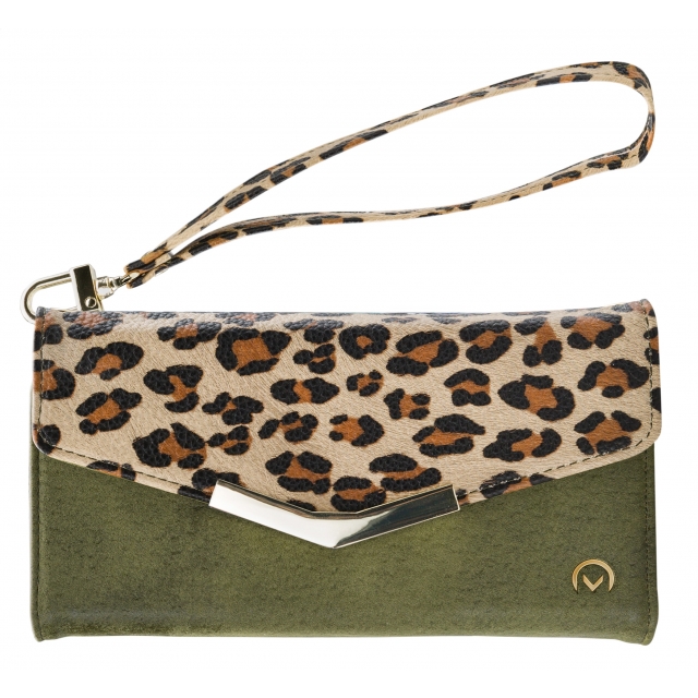 Mobilize 2in1 Gelly Clutch for Apple iPhone 12/12 Pro Green Leopard Mobilize 2in1 Gelly Clutch for Apple iPhone 12/12 Pro Green Leopard - Image 1