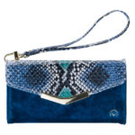 Mobilize 2in1 Gelly Velvet Clutch for Apple iPhone 11 Royal Blue Snake