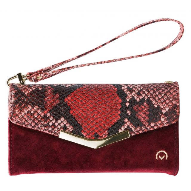 Mobilize 2in1 Gelly Velvet Clutch for Apple iPhone 12 Mini Red Snake Mobilize 2in1 Gelly Velvet Clutch for Apple iPhone 12 Mini Red Snake - Image 1