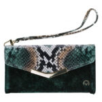 Mobilize 2in1 Gelly Velvet Clutch for Samsung Galaxy A20e Green Snake