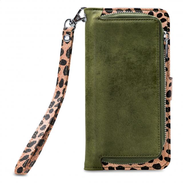 Mobilize 2in1 Gelly Zipper Case Apple iPhone 11 Pro Max Olive/Leopard Mobilize 2in1 Gelly Zipper Case Apple iPhone 11 Pro Max Olive/Leopard - Image 1