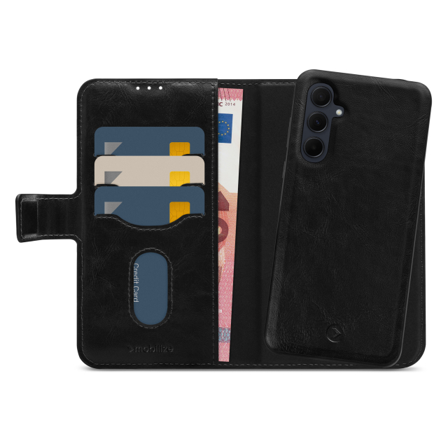 Mobilize 2in1 Magnet Gelly Wallet Case Samsung Galaxy A35 5G Black Mobilize 2in1 Magnet Gelly Wallet Case Samsung Galaxy A35 5G Black - Image 1