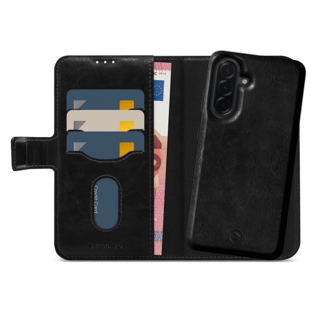 Mobilize 2in1 Magnet Gelly Wallet Case Samsung Galaxy A36 5G/A56 5G Black Mobilize 2in1 Magnet Gelly Wallet Case Samsung Galaxy A36 5G/A56 5G Black - Image 1