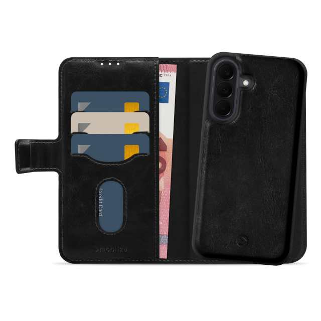 Mobilize 2in1 Magnet Gelly Wallet Case Samsung Galaxy A37 5G Black Mobilize 2in1 Magnet Gelly Wallet Case Samsung Galaxy A37 5G Black - Image 1