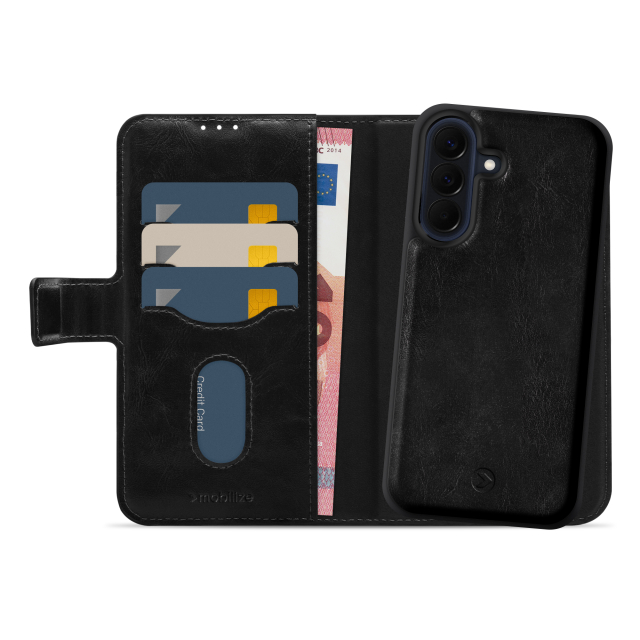 Mobilize 2in1 Magnet Gelly Wallet Case Samsung Galaxy A57 5G Black Mobilize 2in1 Magnet Gelly Wallet Case Samsung Galaxy A57 5G Black - Image 1