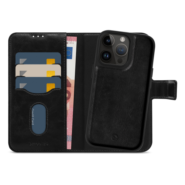 Mobilize 2in1 Magsafe Compatible Gelly Wallet Case Apple iPhone 14 Pro Max Black Mobilize 2in1 Magsafe Compatible Gelly Wallet Case Apple iPhone 14 Pro Max Black - Image 1
