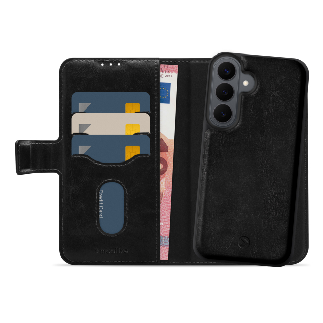 Mobilize 2in1 Magsafe Compatible Gelly Wallet Case Samsung Galaxy S26+ 5G Black Mobilize 2in1 Magsafe Compatible Gelly Wallet Case Samsung Galaxy S26+ 5G Black - Image 1