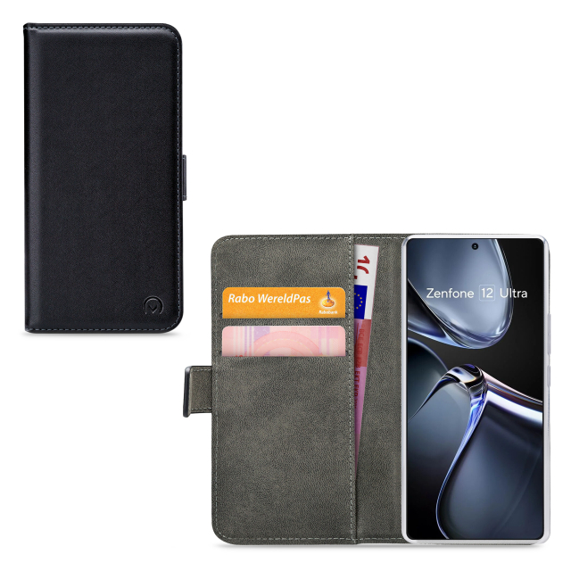 Mobilize Classic Gelly Wallet Book Case ASUS Zenfone 12 Ultra Black Mobilize Classic Gelly Wallet Book Case ASUS Zenfone 12 Ultra Black - Image 1