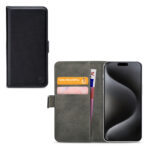 Mobilize Classic Gelly Wallet Book Case Apple iPhone 15 Pro Max Black