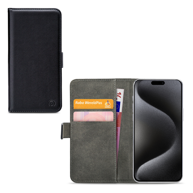 Mobilize Classic Gelly Wallet Book Case Apple iPhone 15 Pro Max Black Mobilize Classic Gelly Wallet Book Case Apple iPhone 15 Pro Max Black - Image 1