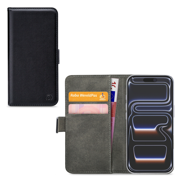 Mobilize Classic Gelly Wallet Book Case Apple iPhone 17 Pro Black Mobilize Classic Gelly Wallet Book Case Apple iPhone 17 Pro Black - Image 1
