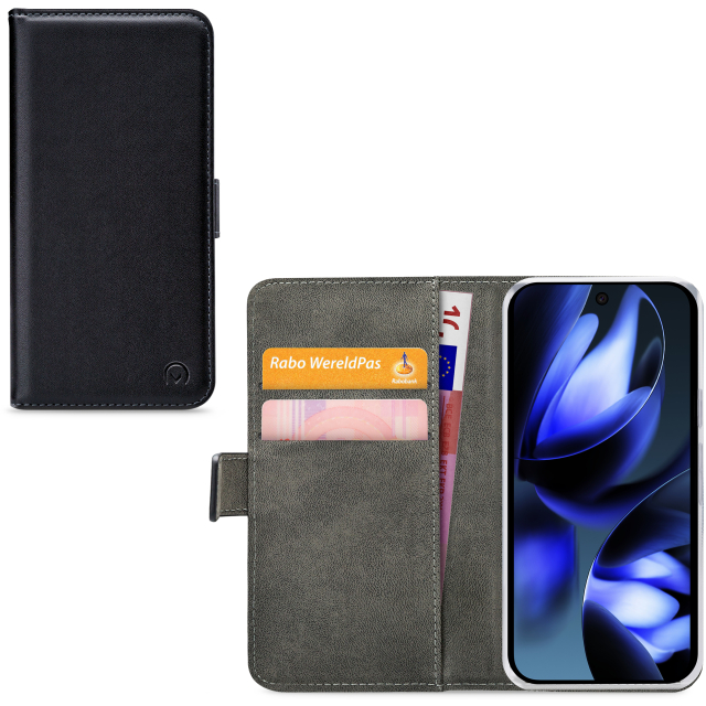 Mobilize Classic Gelly Wallet Book Case Google Pixel 9a Black Mobilize Classic Gelly Wallet Book Case Google Pixel 9a Black - Image 1