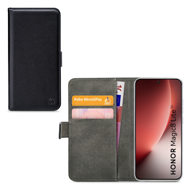 Mobilize Classic Gelly Wallet Book Case Honor Magic8 Lite Black Mobilize Classic Gelly Wallet Book Case Honor Magic8 Lite Black - Image 1