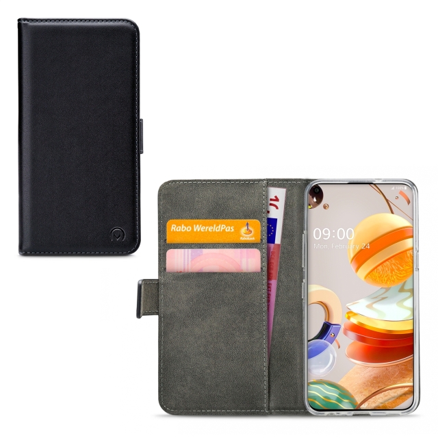 Mobilize Classic Gelly Wallet Book Case LG K61 Black Mobilize Classic Gelly Wallet Book Case LG K61 Black - Image 1