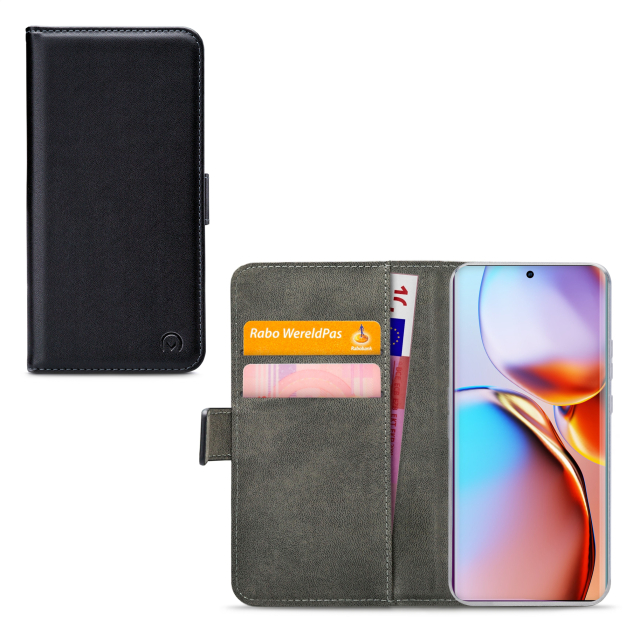 Mobilize Classic Gelly Wallet Book Case Motorola Edge 40 Pro Black Mobilize Classic Gelly Wallet Book Case Motorola Edge 40 Pro Black - Image 1