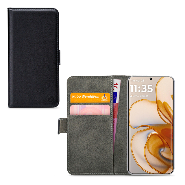 Mobilize Classic Gelly Wallet Book Case Motorola Edge 50 Black Mobilize Classic Gelly Wallet Book Case Motorola Edge 50 Black - Image 1