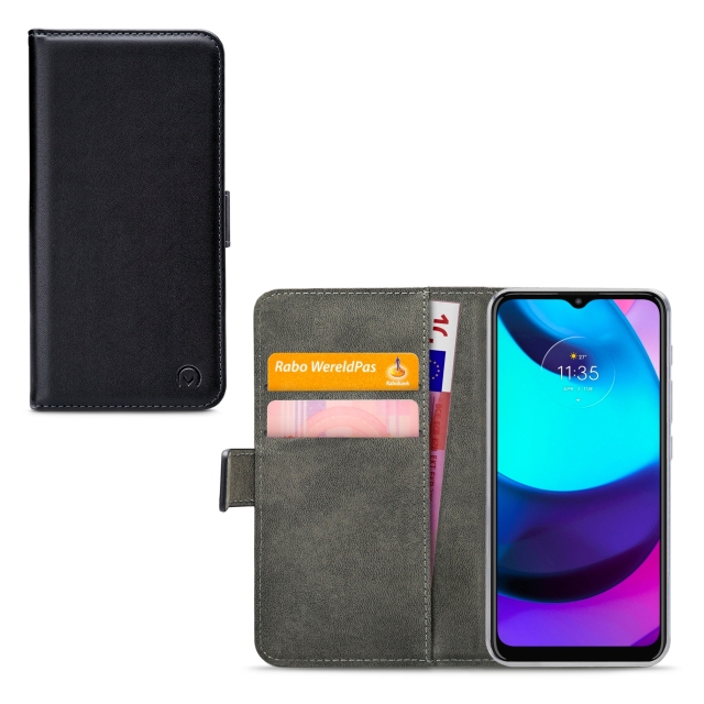 Mobilize Classic Gelly Wallet Book Case Motorola Moto E20 Black Mobilize Classic Gelly Wallet Book Case Motorola Moto E20 Black - Image 1