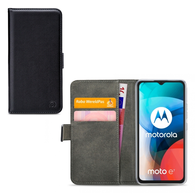 Mobilize Classic Gelly Wallet Book Case Motorola Moto E7 Black Mobilize Classic Gelly Wallet Book Case Motorola Moto E7 Black - Image 1