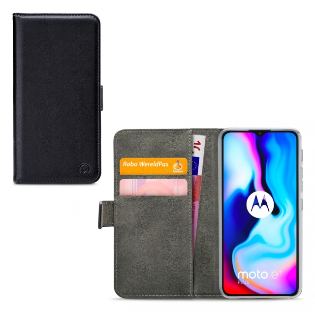 Mobilize Classic Gelly Wallet Book Case Motorola Moto E7 Plus/Moto G9 Play Black Mobilize Classic Gelly Wallet Book Case Motorola Moto E7 Plus/Moto G9 Play Black - Image 1