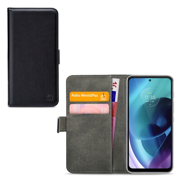 Mobilize Classic Gelly Wallet Book Case Motorola Moto G71 5G Black Mobilize Classic Gelly Wallet Book Case Motorola Moto G71 5G Black - Image 1