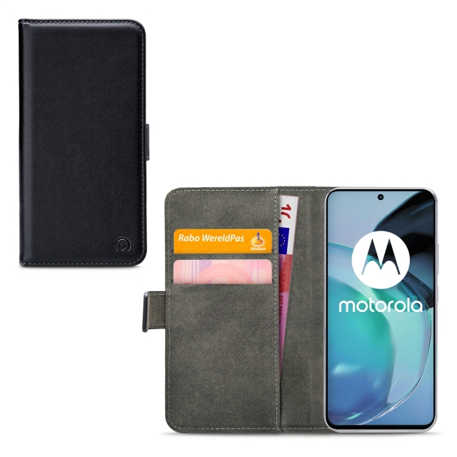 Mobilize Classic Gelly Wallet Book Case Motorola Moto G72 4G Black Mobilize Classic Gelly Wallet Book Case Motorola Moto G72 4G Black - Image 1