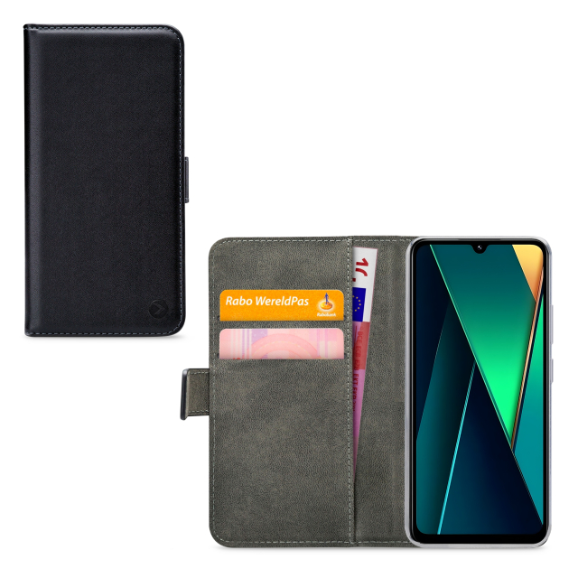 Mobilize Classic Gelly Wallet Book Case Motorola Moto G75 5G Black Mobilize Classic Gelly Wallet Book Case Motorola Moto G75 5G Black - Image 1