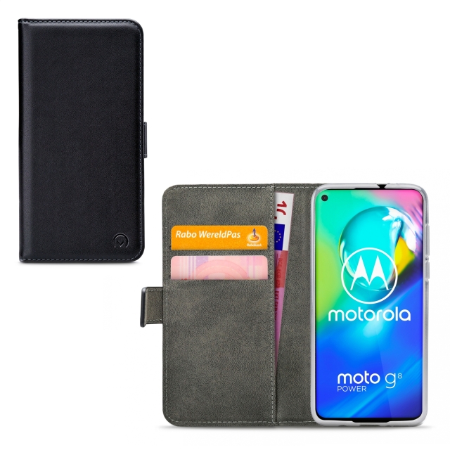 Mobilize Classic Gelly Wallet Book Case Motorola Moto G8 Power Black Mobilize Classic Gelly Wallet Book Case Motorola Moto G8 Power Black - Image 1