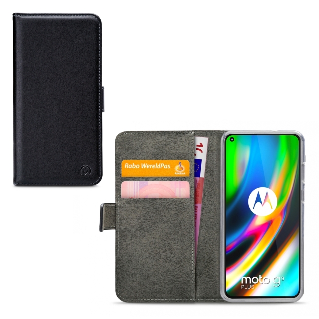 Mobilize Classic Gelly Wallet Book Case Motorola Moto G9 Plus Black Mobilize Classic Gelly Wallet Book Case Motorola Moto G9 Plus Black - Image 1