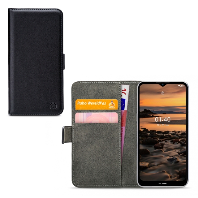 Mobilize Classic Gelly Wallet Book Case Nokia 1.4 Black Mobilize Classic Gelly Wallet Book Case Nokia 1.4 Black - Image 1