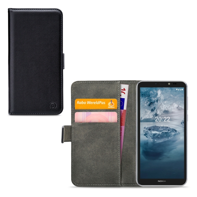 Mobilize Classic Gelly Wallet Book Case Nokia C2 2E Black Mobilize Classic Gelly Wallet Book Case Nokia C2 2E Black - Image 1