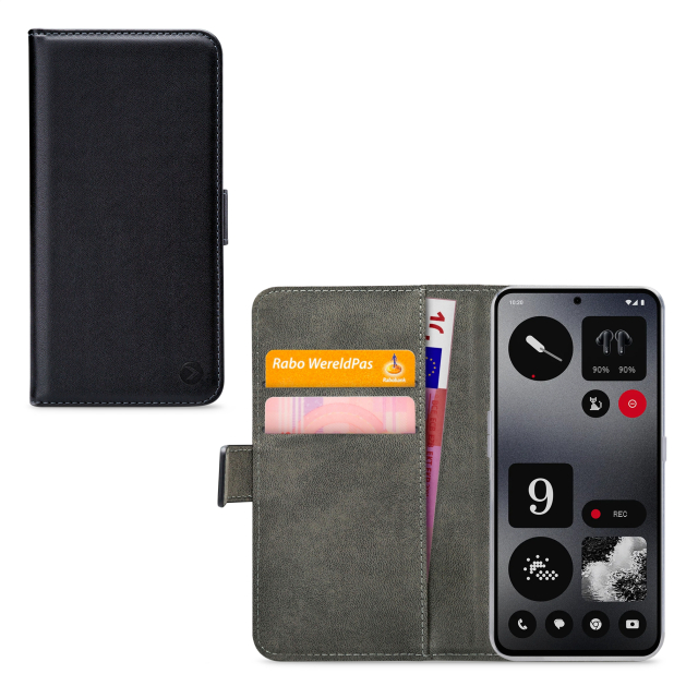 Mobilize Classic Gelly Wallet Book Case Nothing CMF Phone 1 Black Mobilize Classic Gelly Wallet Book Case Nothing CMF Phone 1 Black - Image 1