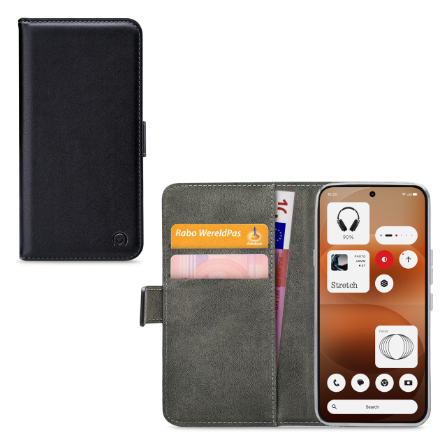Mobilize Classic Gelly Wallet Book Case Nothing Phone (4a) Pro Black Mobilize Classic Gelly Wallet Book Case Nothing Phone (4a) Pro Black - Image 1