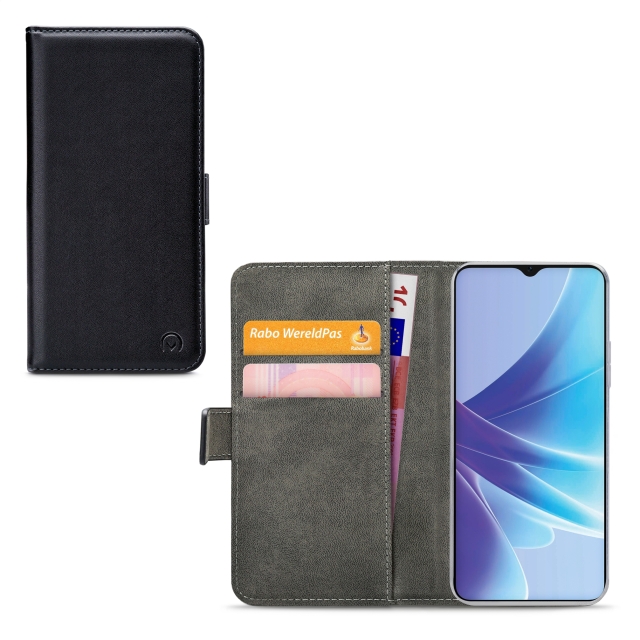 Mobilize Classic Gelly Wallet Book Case OPPO A57s 4G/A77s 4G Black Mobilize Classic Gelly Wallet Book Case OPPO A57s 4G/A77s 4G Black - Image 1