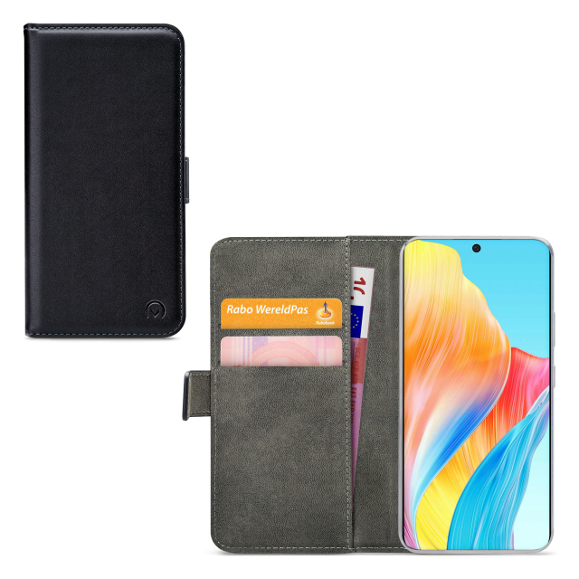 Mobilize Classic Gelly Wallet Book Case OPPO A58 4G Black Mobilize Classic Gelly Wallet Book Case OPPO A58 4G Black - Image 1