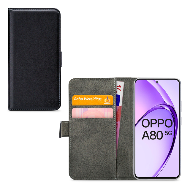 Mobilize Classic Gelly Wallet Book Case OPPO A80 5G Black Mobilize Classic Gelly Wallet Book Case OPPO A80 5G Black - Image 1