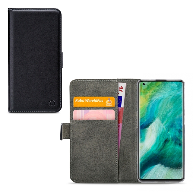 Mobilize Classic Gelly Wallet Book Case OPPO Find X2 Black Mobilize Classic Gelly Wallet Book Case OPPO Find X2 Black - Image 1