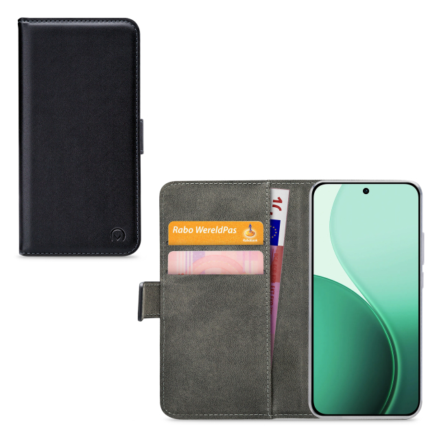 Mobilize Classic Gelly Wallet Book Case OPPO Reno 14 5G Black Mobilize Classic Gelly Wallet Book Case OPPO Reno 14 5G Black - Image 1