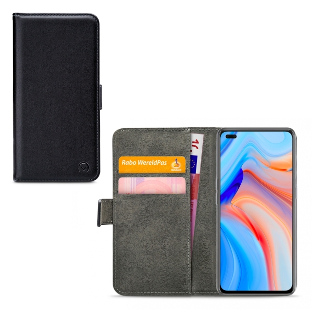 Mobilize Classic Gelly Wallet Book Case OPPO Reno4 5G Black Mobilize Classic Gelly Wallet Book Case OPPO Reno4 5G Black - Image 1