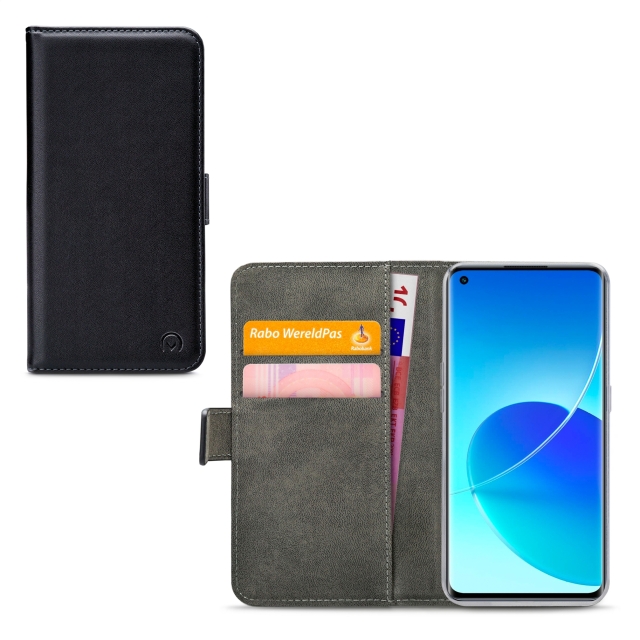 Mobilize Classic Gelly Wallet Book Case OPPO Reno6 5G Black Mobilize Classic Gelly Wallet Book Case OPPO Reno6 5G Black - Image 1