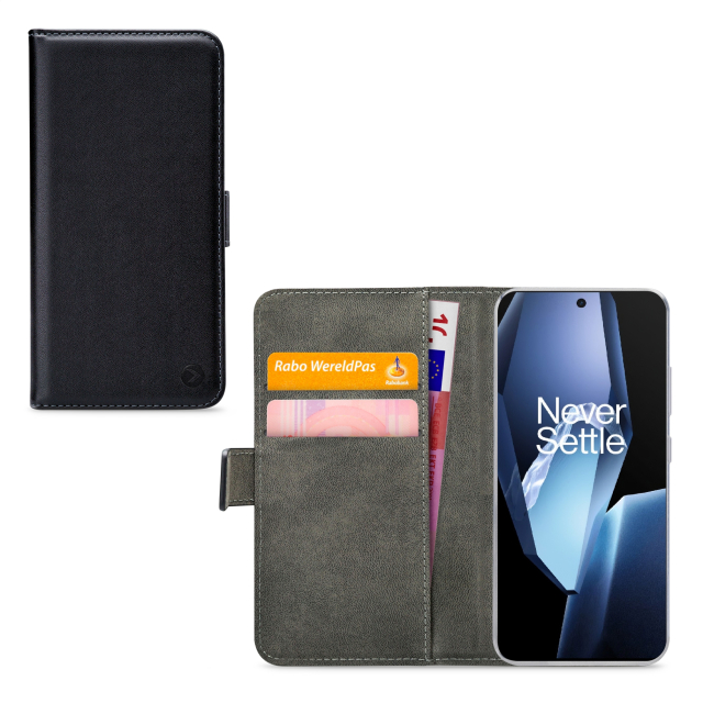 Mobilize Classic Gelly Wallet Book Case OnePlus 13R Black Mobilize Classic Gelly Wallet Book Case OnePlus 13R Black - Image 1